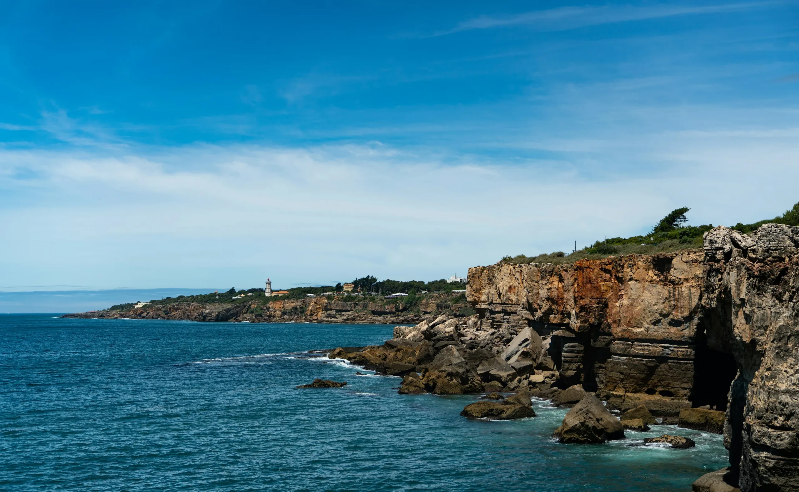 Cliffs on the Cascais coast